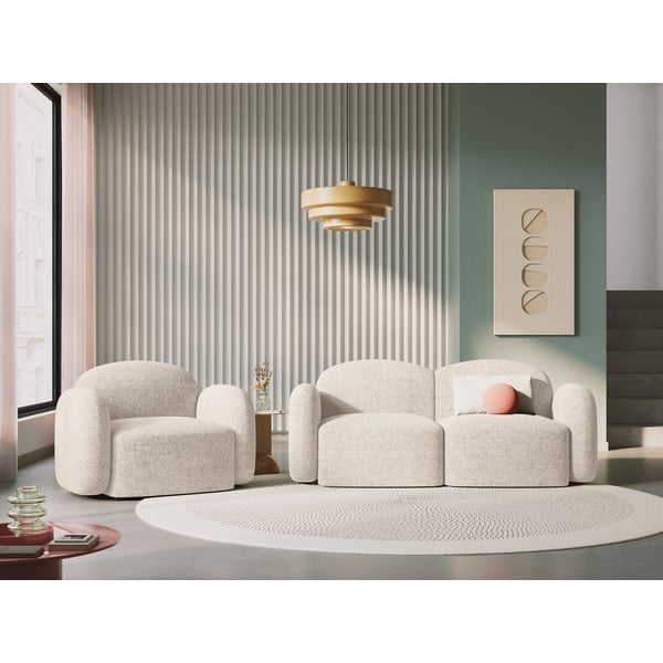 Bézs kanapé 194 cm Blair – Micadoni Home-image-1
