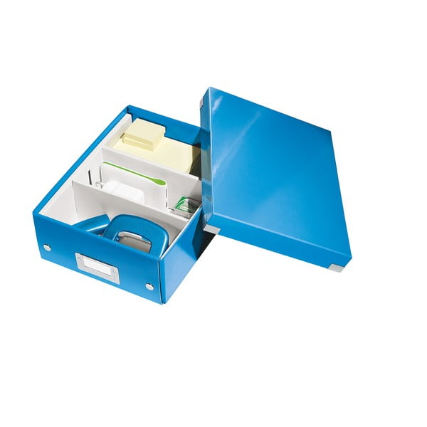 Office kék rendszerező doboz, hossz 28 cm Click&Store - Leitz-image-4