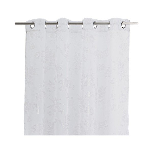 Fehér-ezüstszínű fényáteresztő függöny 140x260 cm Bonsái – Casa Selección