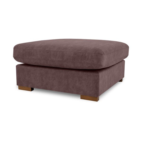 Sötétbarna bőrutánzat lábtartó Hamburg – Scandic-image-2