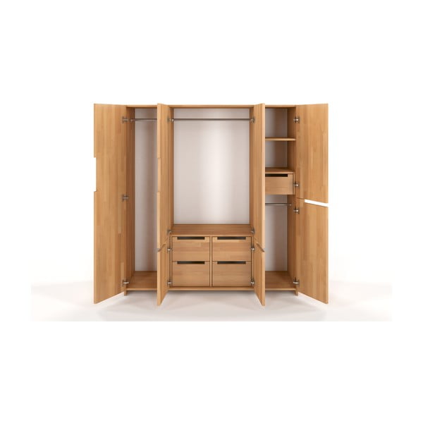 Bergman bükkfa ruhásszekrény, 170 x 180 cm - Skandica-image-2