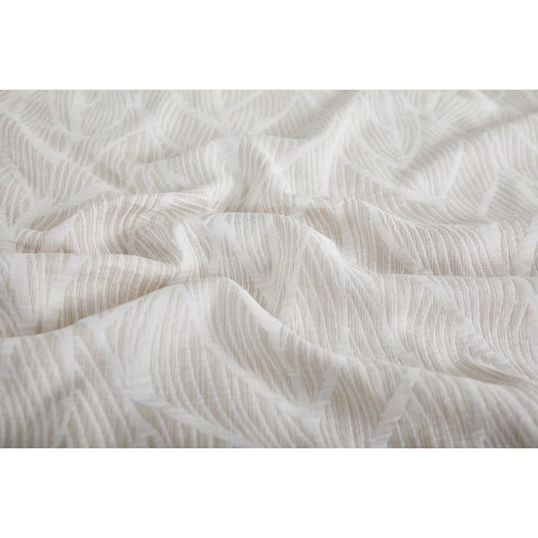 Bézs egyszemélyes jacquard ágyneműhuzat 140x200 cm Florida – My House-image-2