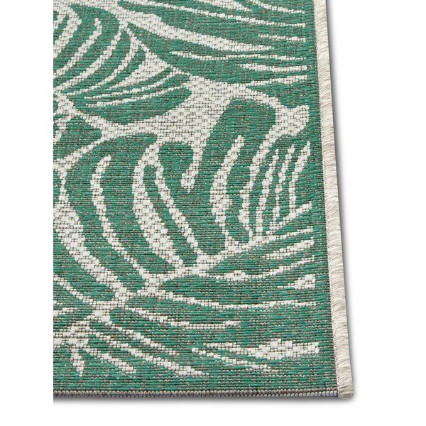 Monstera zöld-bézs kültéri szőnyeg, 140 x 200 cm - NORTHRUGS-image-2