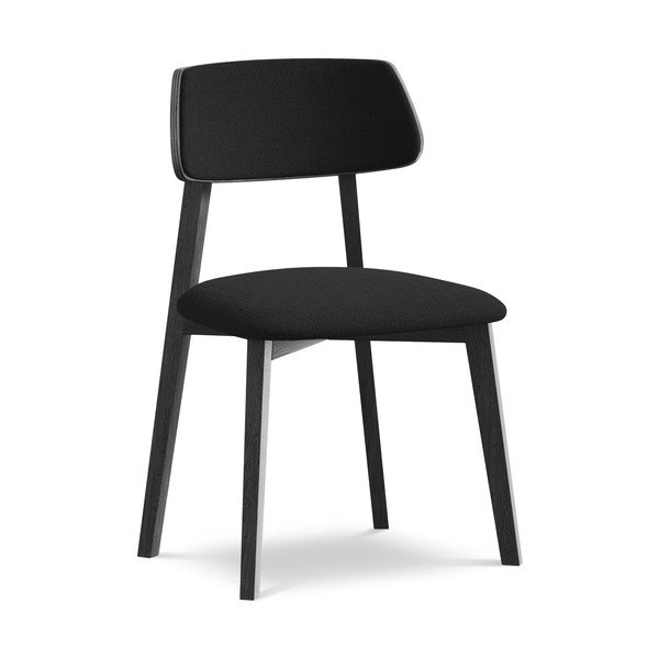 Fekete tömörfa étkezőszék Niu – Makamii