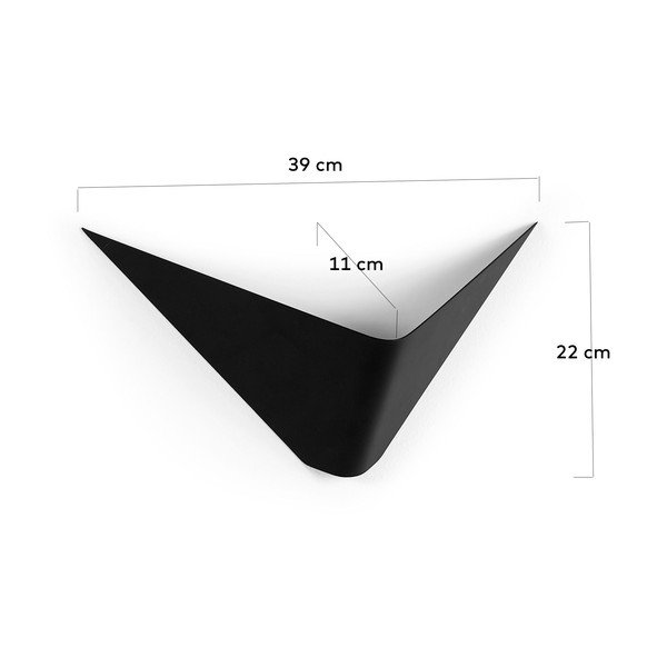 Fekete fém fali lámpa Ginebra – Kave Home-image-4