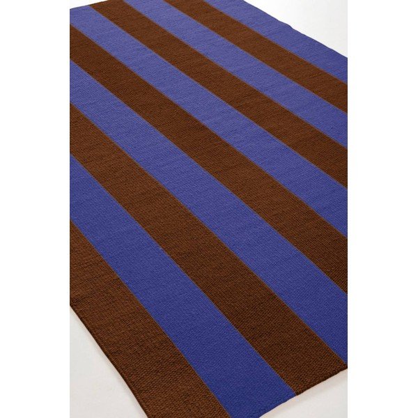 Kék-barna kézi szövésű gyapjúkeverék szőnyeg 200x300 cm Sissel – Jotex-image-4