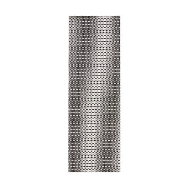 Coin fekete-fehér kültéri futószőnyeg, 80 x 200 cm - NORTHRUGS