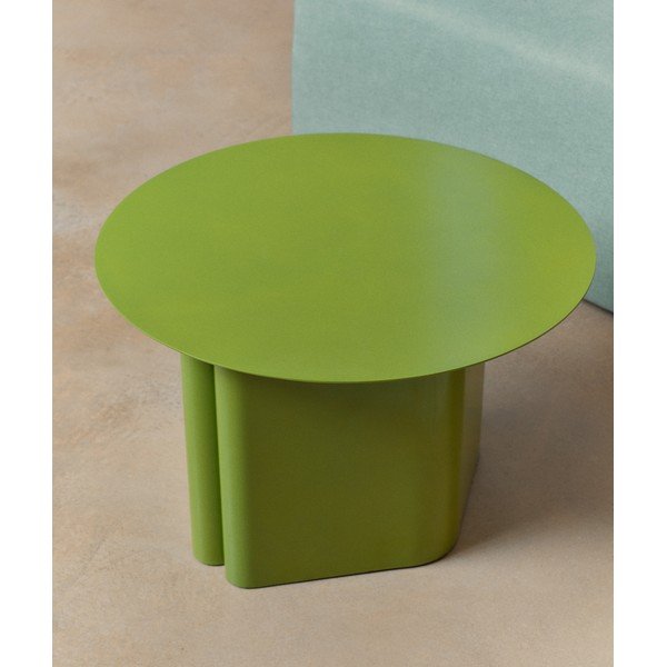 Fém kerek tárolóasztal ø 55 cm Arvin – Kave Home-image-1