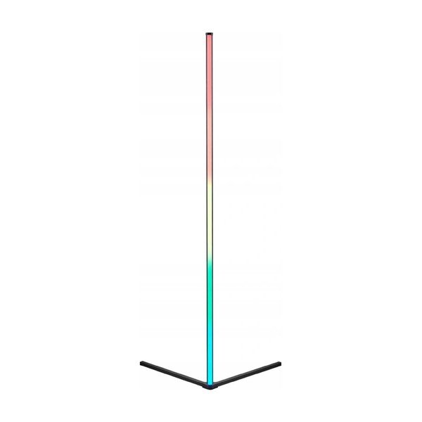 Fekete LED állólámpa (magasság 141 cm) Level – Reality