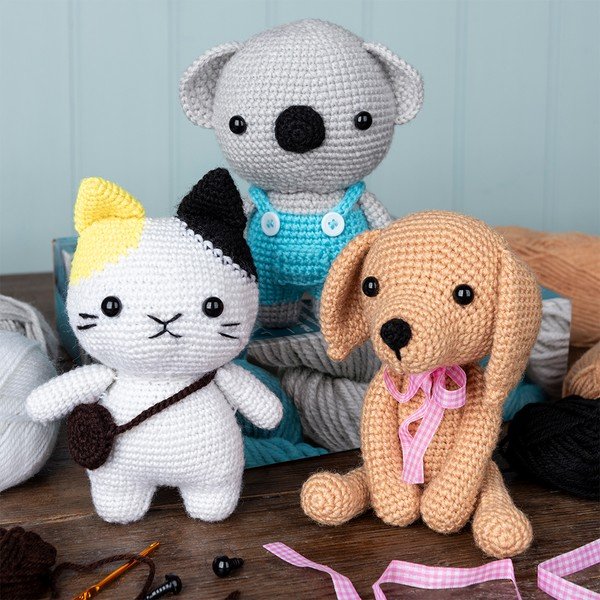 Kreatív készlet DIY Crochet Cat – Rex London-image-1