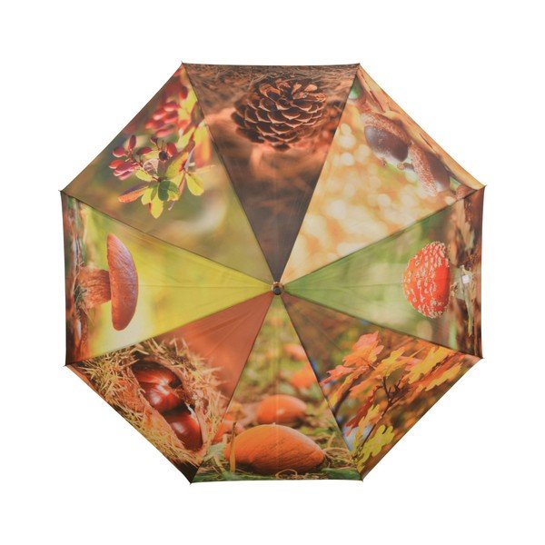 Őszi mintás botesernyő, ⌀ 120 cm - Esschert Design-image-1