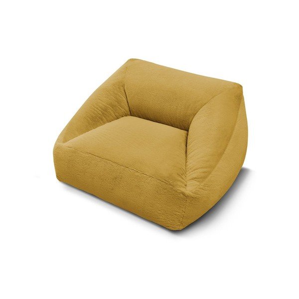 Sárga műszőrme babzsákfotel Lilibet – Bobochic Paris-image-4