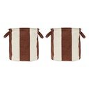 Textil tárolókosár szett 2 db-os ø 32x32 cm Kara – OYOY Living Design
