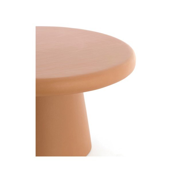 Terrakotta színű kerek dohányzóasztal ø 70 cm Kulona – Light & Living-image-4
