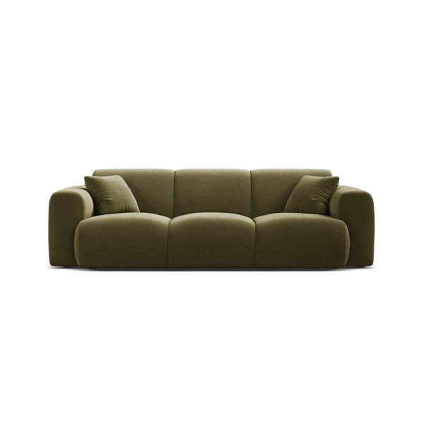 Khaki bársony kanapé 235 cm Molino – Micadoni -image-2