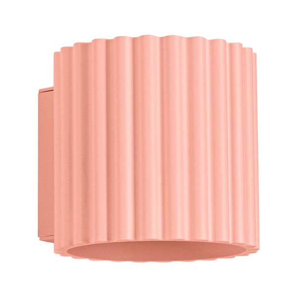 Barackszínű fali lámpa ø 10 cm Zora – Sollux