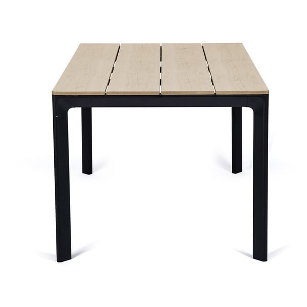 4 db fekete étkezőszék Kai és természetes asztal Thor - Bonami Essentials-image-3