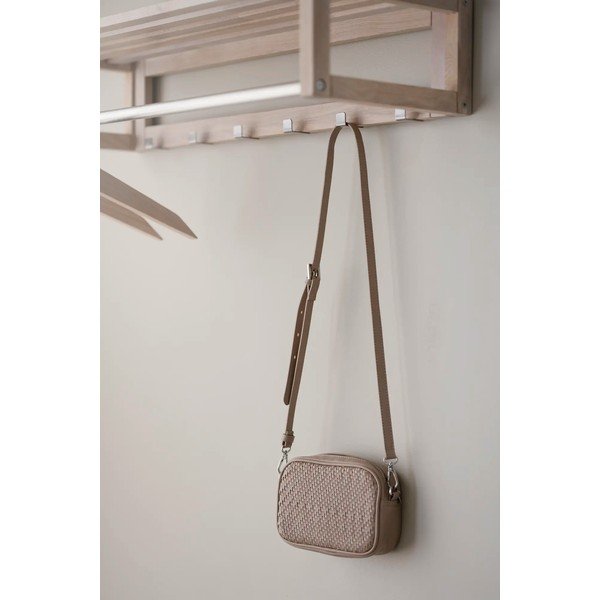 Natúr színű tölgyfa fali fogas polccal Confetti – Rowico-image-4