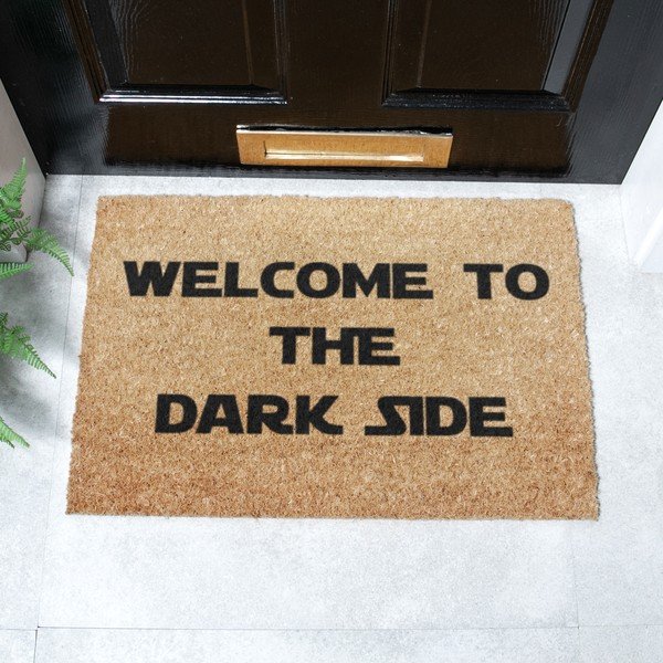 Kókuszrost lábtörlő 40x60 cm Welcome to the Darkside – Artsy Doormats-image-2