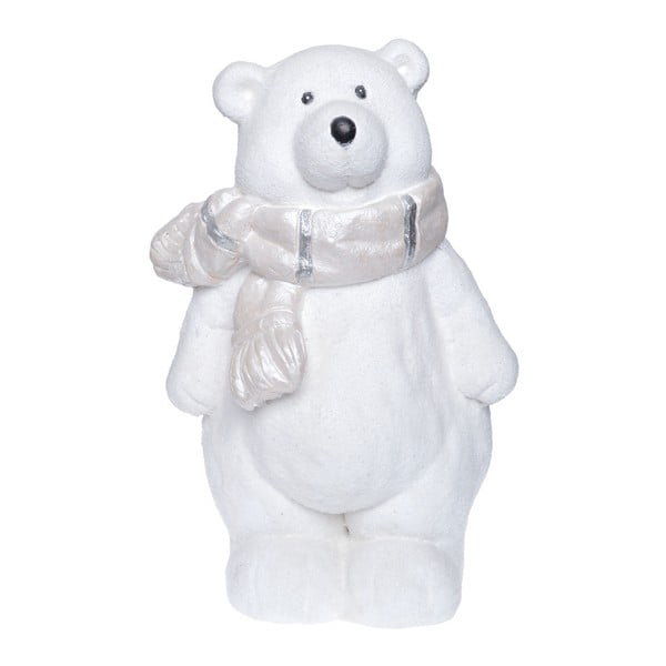 Polar Bear fehér kerámia szobor, magasság 39 cm - Ewax