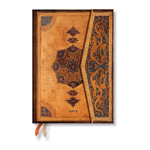 Safavid Verso 2019-es határidőnapló, 13 x 18 cm - Paperblanks
