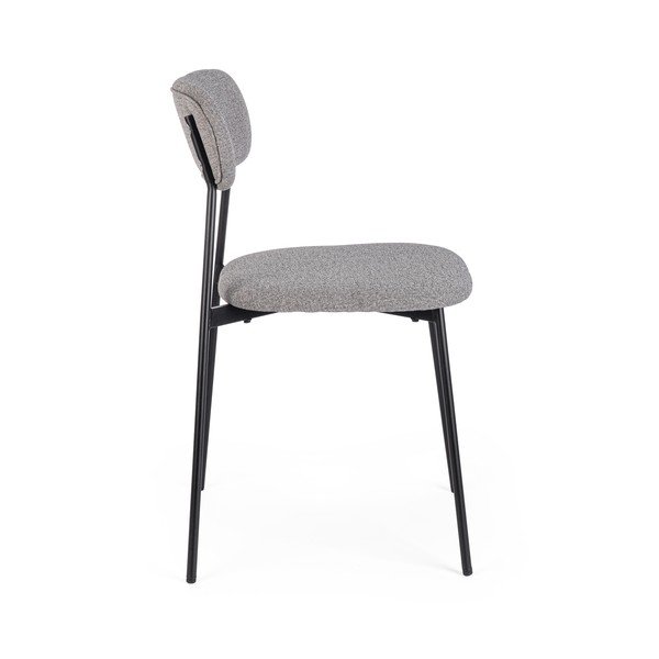 Szürke kárpitozott étkezőszék Inka – Yes Everyday-image-3