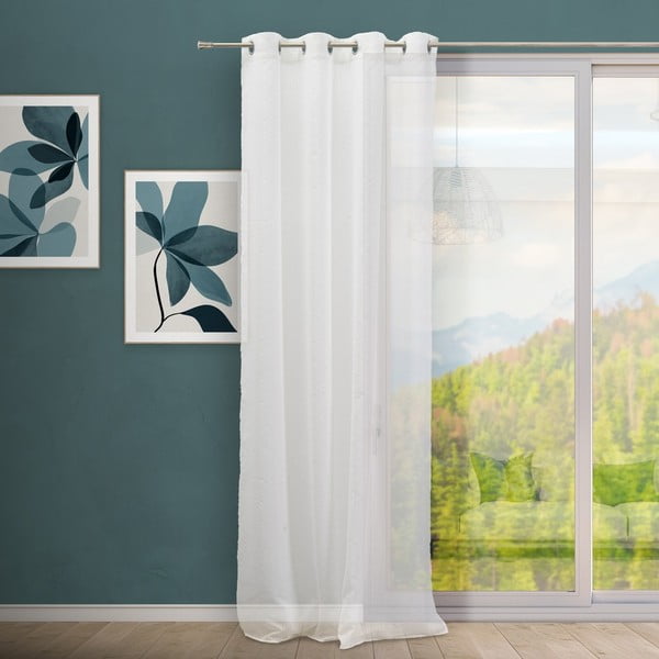 Fehér fényáteresztő függöny 140x260 cm Lite – Casa Selección-image-1