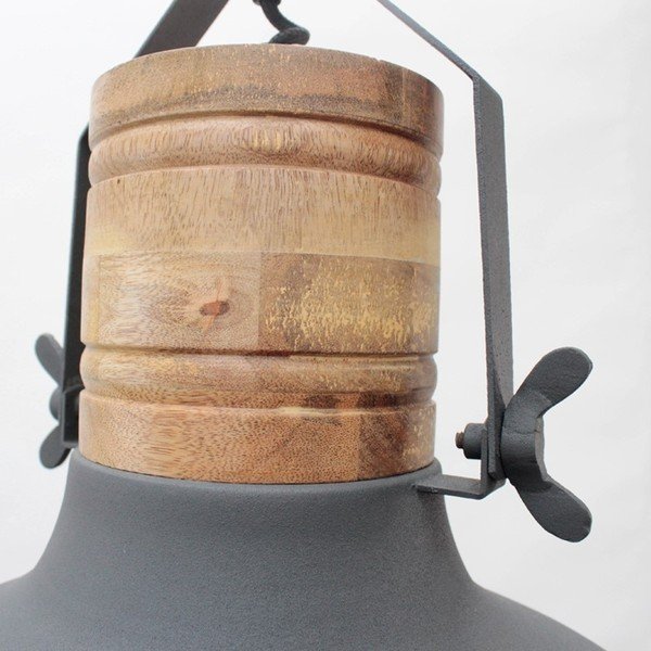 Grid szürke függőlámpa, ⌀ 34 cm - LABEL51-image-2