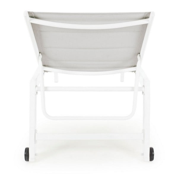 Fehér fém kerti napozóágy Hilde   – Bizzotto-image-4