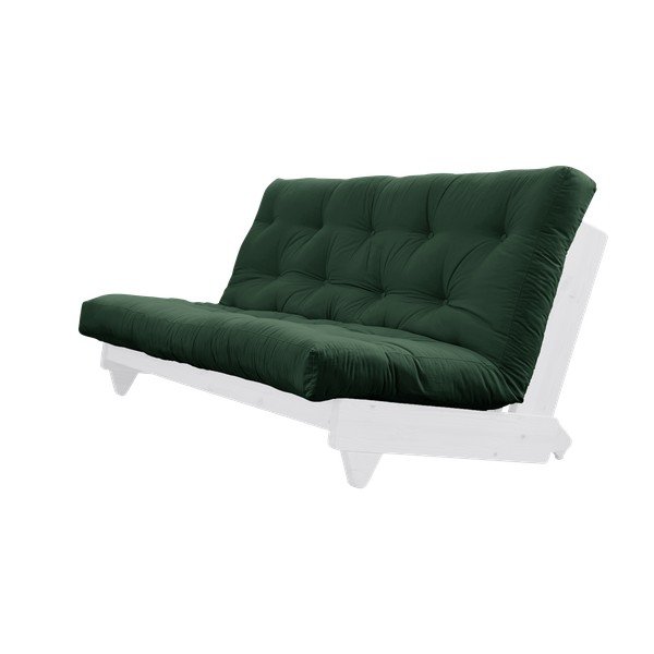 Fresh White/Dark Green kinyitható kanapé - Karup Design-image-3