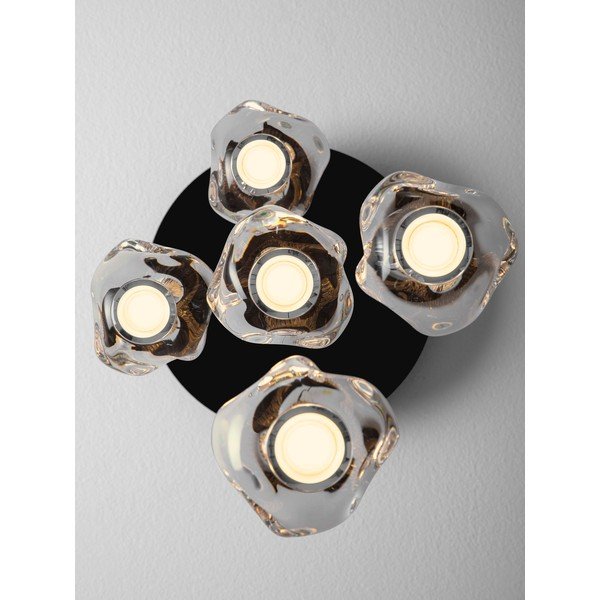 Matt fekete fém LED dimmelhető függőlámpa akrilüveg búrával ø 30 cm Ifos – Nova Luce-image-3