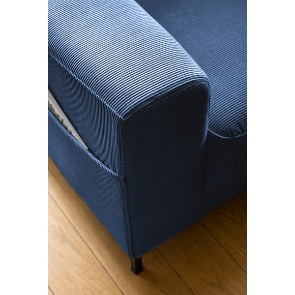 Sötétkék kordbársony fotel Lofty Lilly – Miuform-image-4