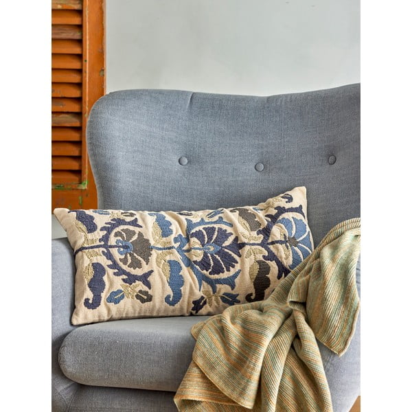 Len keverék díszpárna 70x35 cm Anzio – Bloomingville-image-1