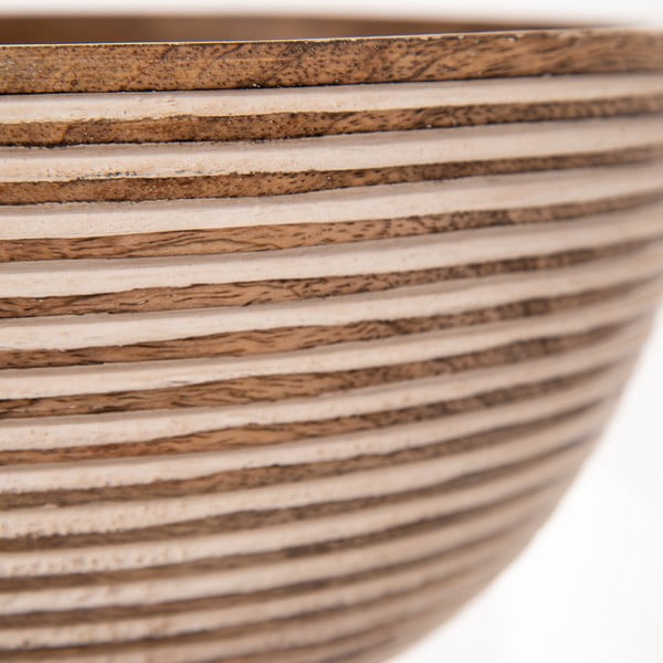 Natúr színű fa tál ø 24 cm Mango – Orion-image-1