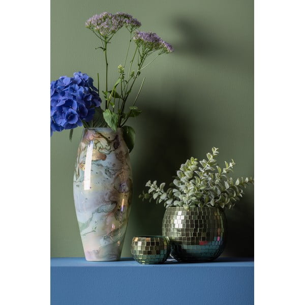 Kézzel készített üveg váza (magasság 36 cm) Melange – PT LIVING-image-1