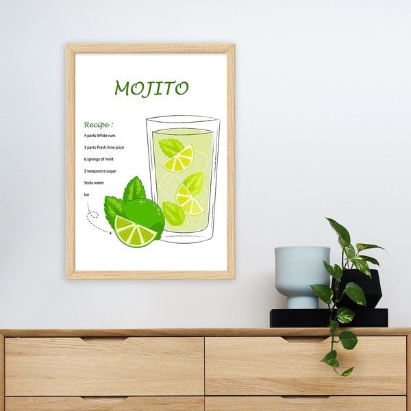 Kép 40x55 cm Mojito – Wallity-image-1