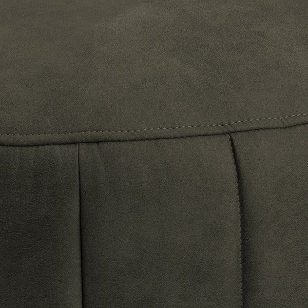 Doria sötét olajzöld műbőr puff, ⌀ 60 cm - Actona-image-3