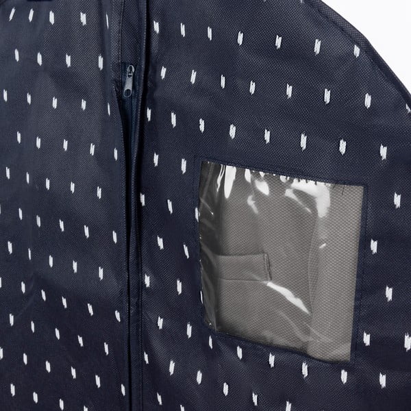 Dots sötétkék felakasztható ruhazsák, hosszúság 100 cm - Compactor-image-3