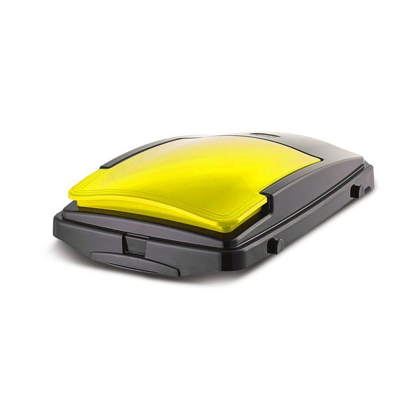 Sárga műanyag szelektív szemetes fedél – Addis