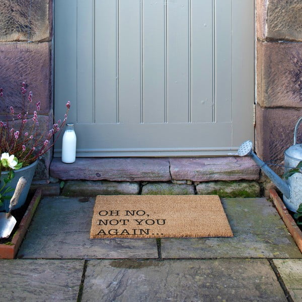 Kókuszrost lábtörlő 40x60 cm Oh No Not You Again – Artsy Doormats-image-3