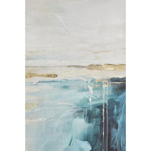 Nyomtatott vászon kép kézzel festett részletekkel  60x60 cm Crown – Bizzotto-image-2