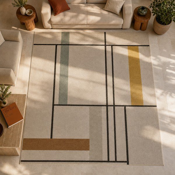 Domus bézs szőnyeg, 160 x 230 cm - Universal-image-4