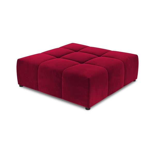 Piros bársony kanapé modul Rome Velvet - Cosmopolitan Design