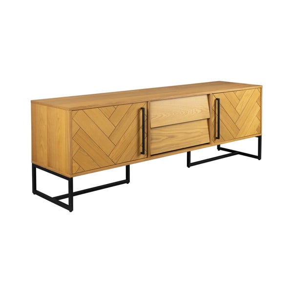 TV-állvány tölgyfa dekorral 180x60 cm Class - Dutchbone-image-2