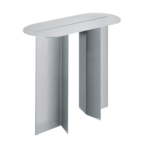Matt ezüstszínű rozsdamentes acél konzolasztal 35x80 cm Oru – Blomus-image-4