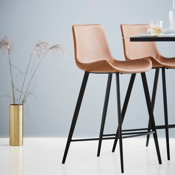 Barna bárszék (ülésmagasság 65 cm) Hype – DAN-FORM Denmark-image-1