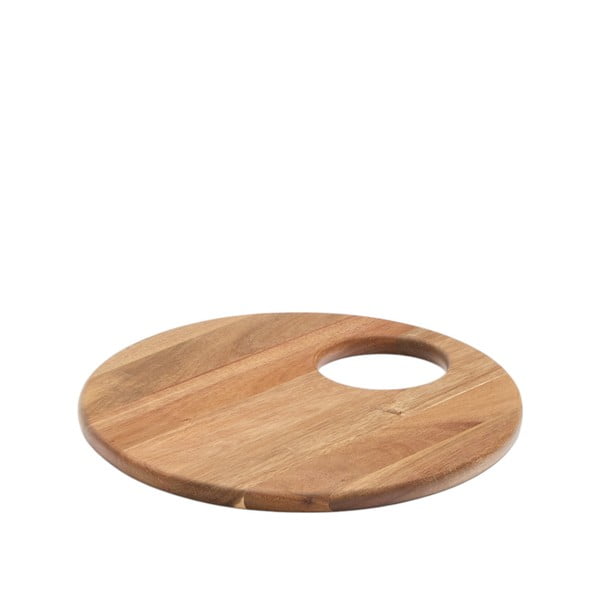 Szervírozó fa vágódeszka ø 30,5 cm Klot – Kave Home