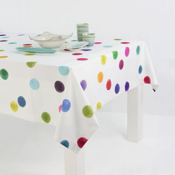 Basic Confetti pamut asztalterítő, 150 x 150 cm - Happy Friday