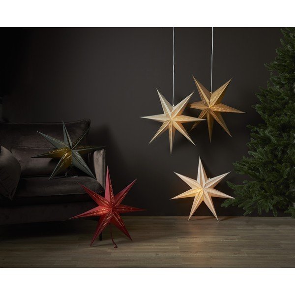 Karácsonyi aranyszínű fénydekoráció ø 60 cm Point - Star Trading-image-4