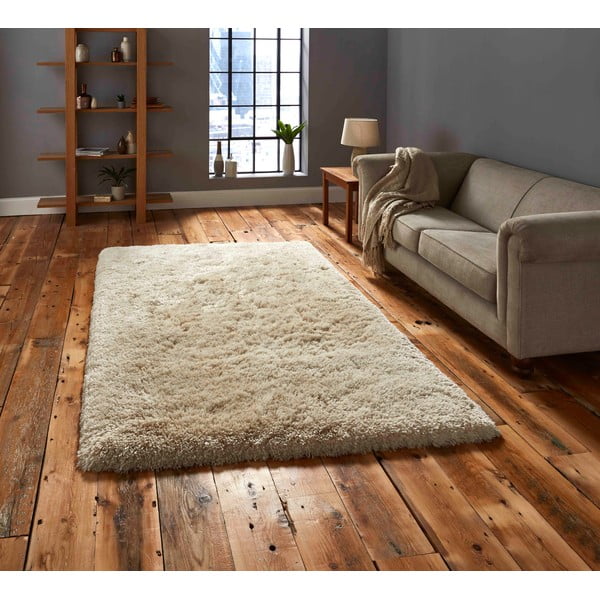 Krémszínű kézi szövésű szőnyeg 60x120 cm Polar – Think Rugs-image-2